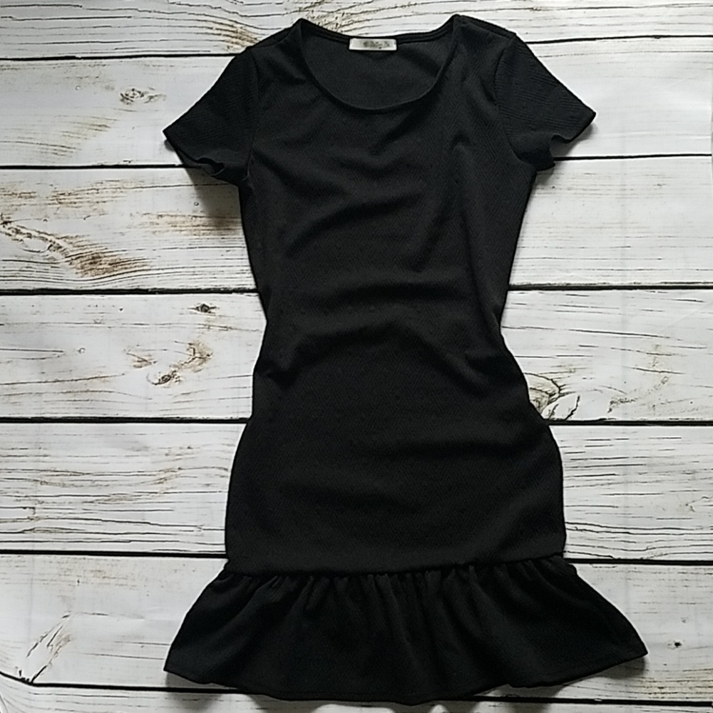Black M Mini Dress